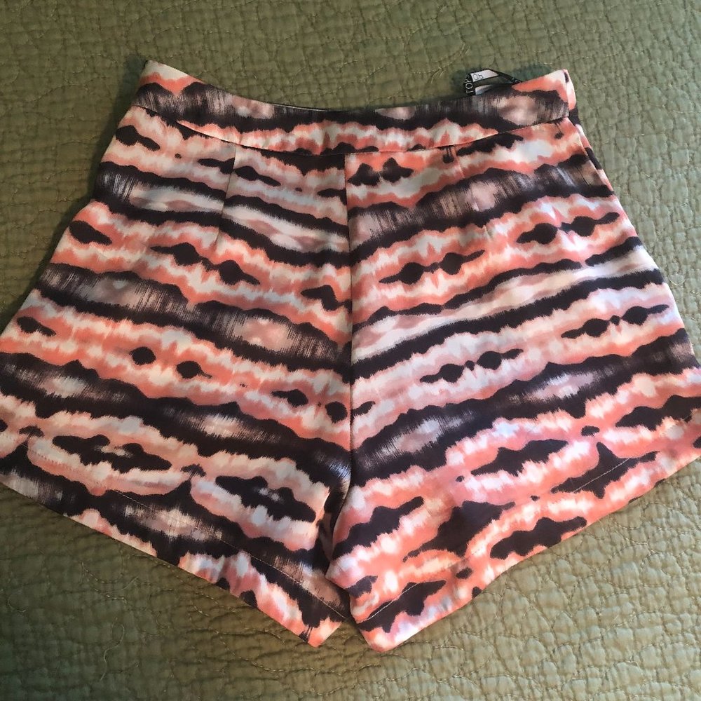 TOP SHOP high wasted silk shorts